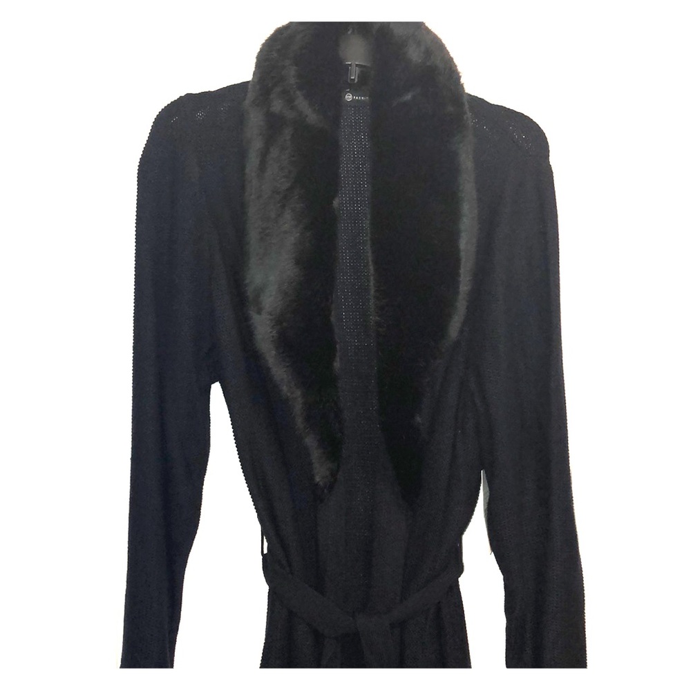 Faux Fur Cardigan